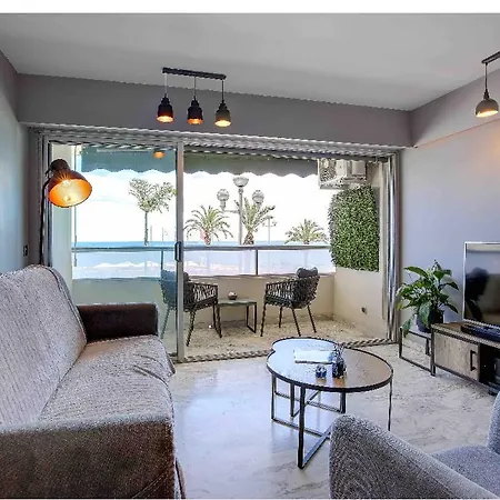 شقة Flat Design With Sea View Promenade Des *